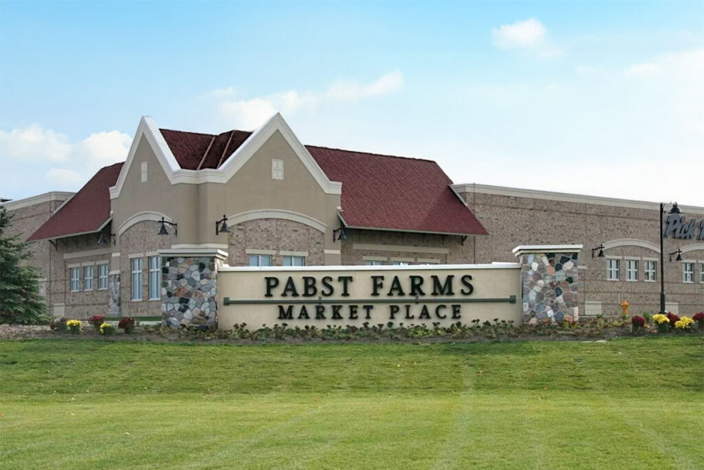 Pabst Farms sign