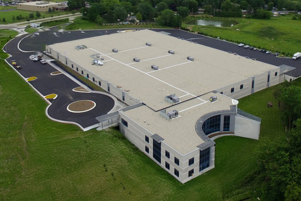 aerial building
