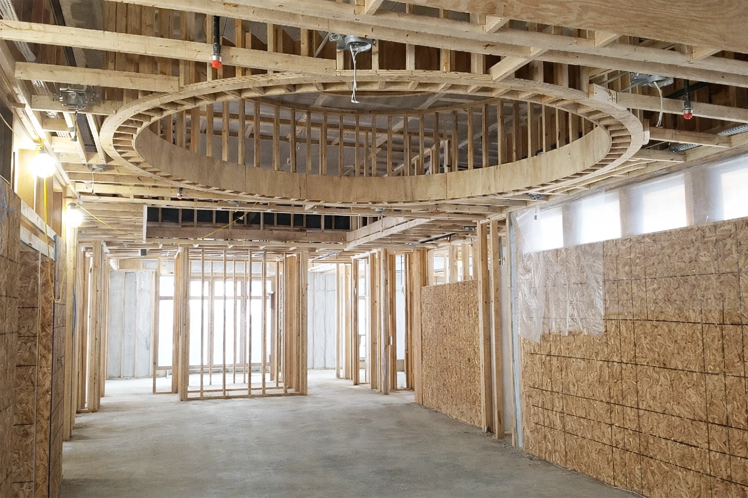 Hampton Roads Capital Round Ceiling Construction