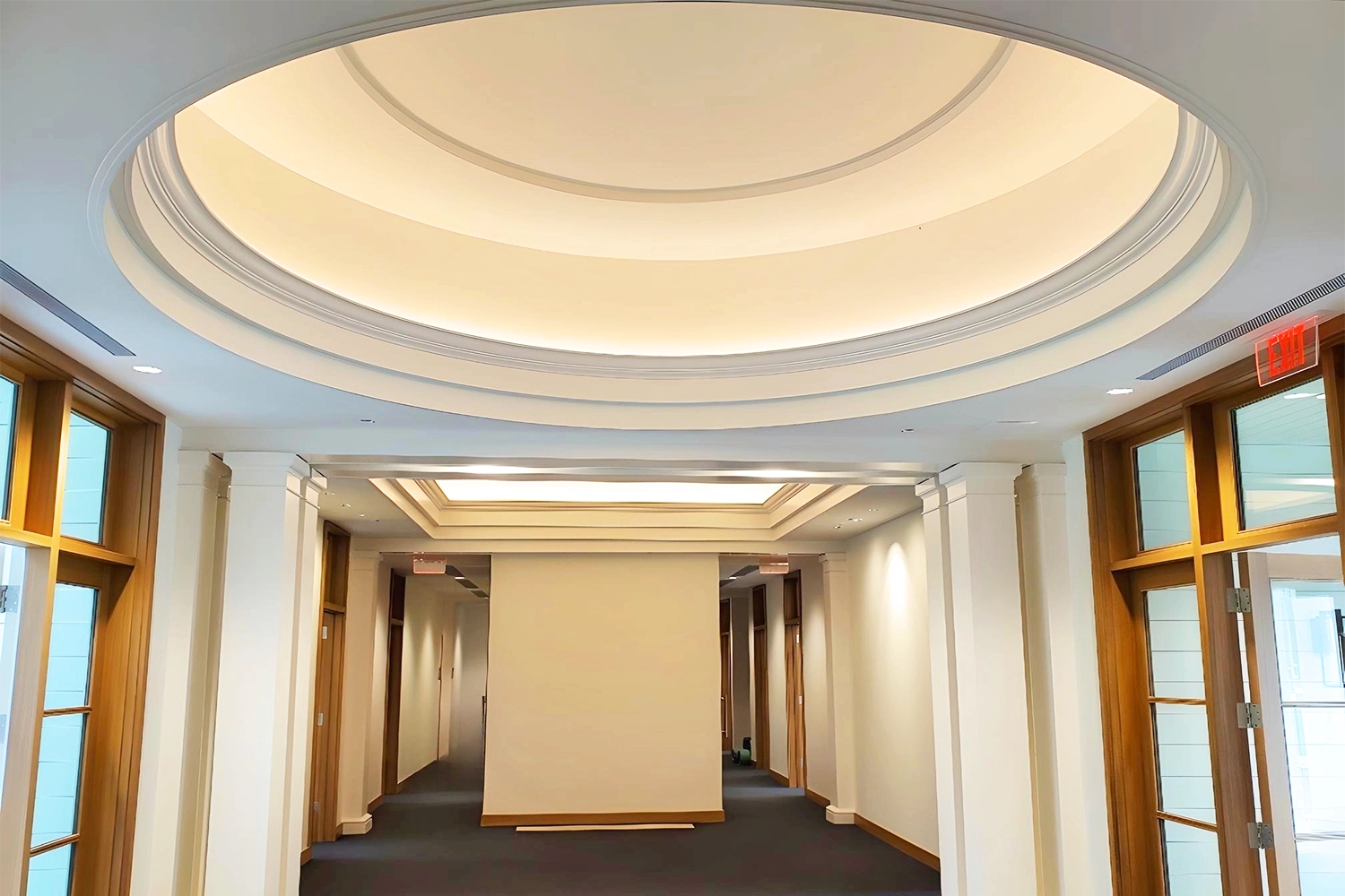 Hampton Roads Capital Round Ceiling Finished