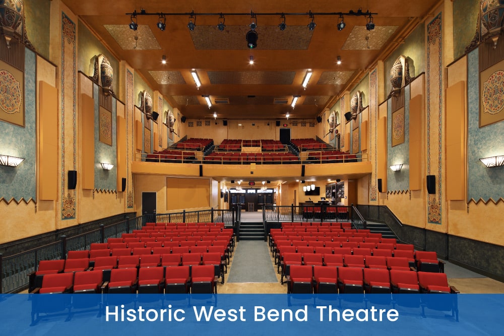 Historic west bend theatre complete