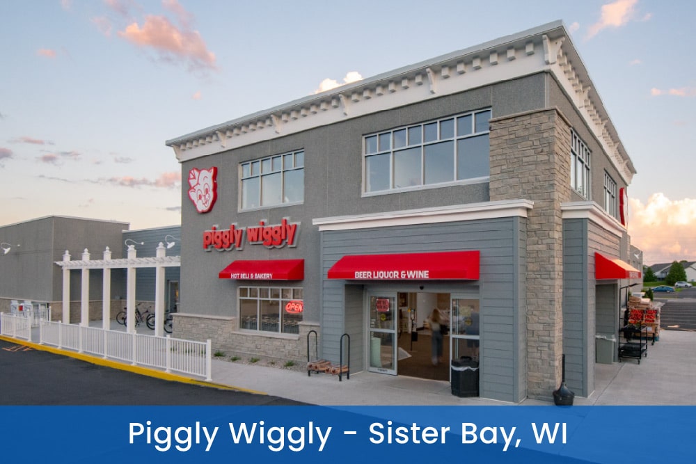 Outside view Piggly Wiggly Sister Bay