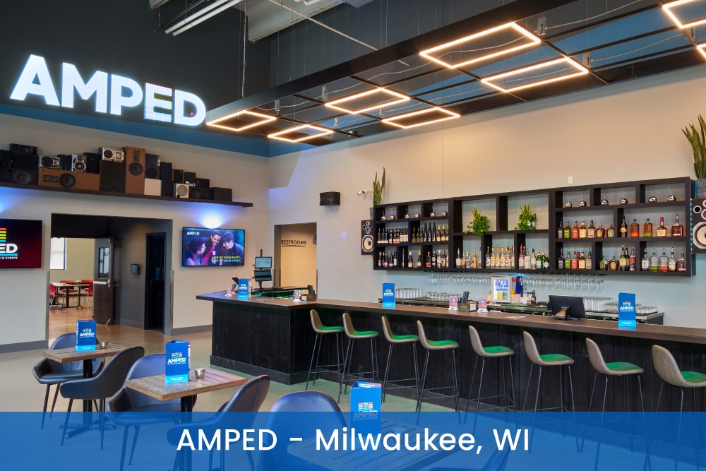 Amped Milwaukee Deer District Brewery District Karaoke Suites