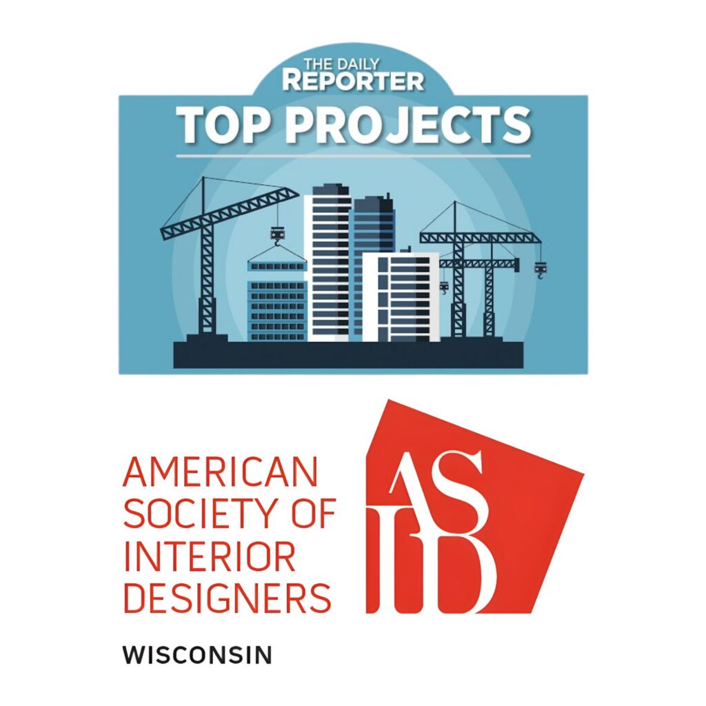 Daily Reporter and ASID Wisconsin Award logos