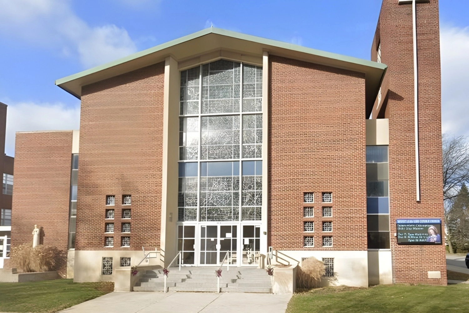 church exterior before remodel