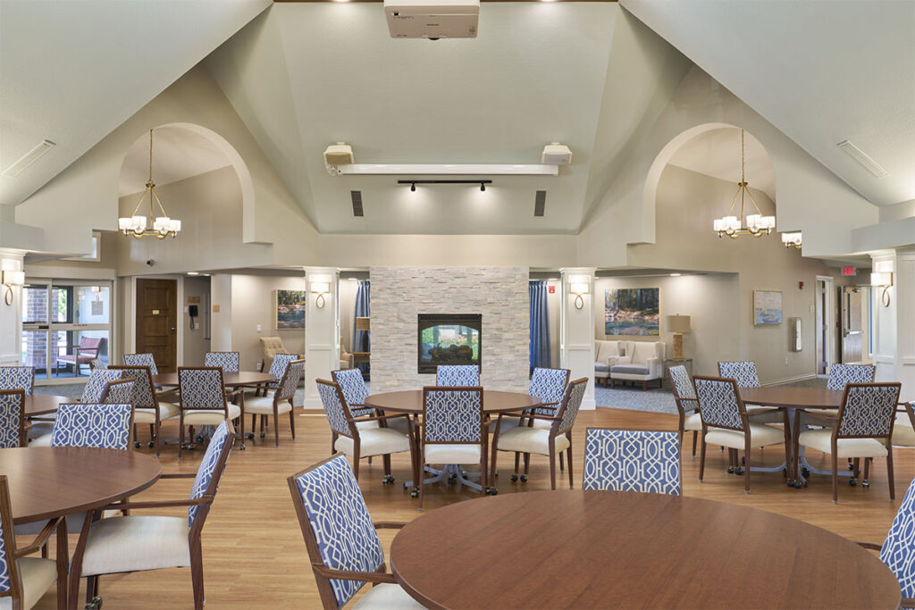 senior living gathering space