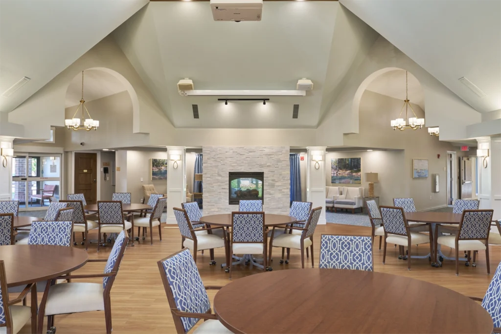 Shorehaven Clubhouse Fireplace View