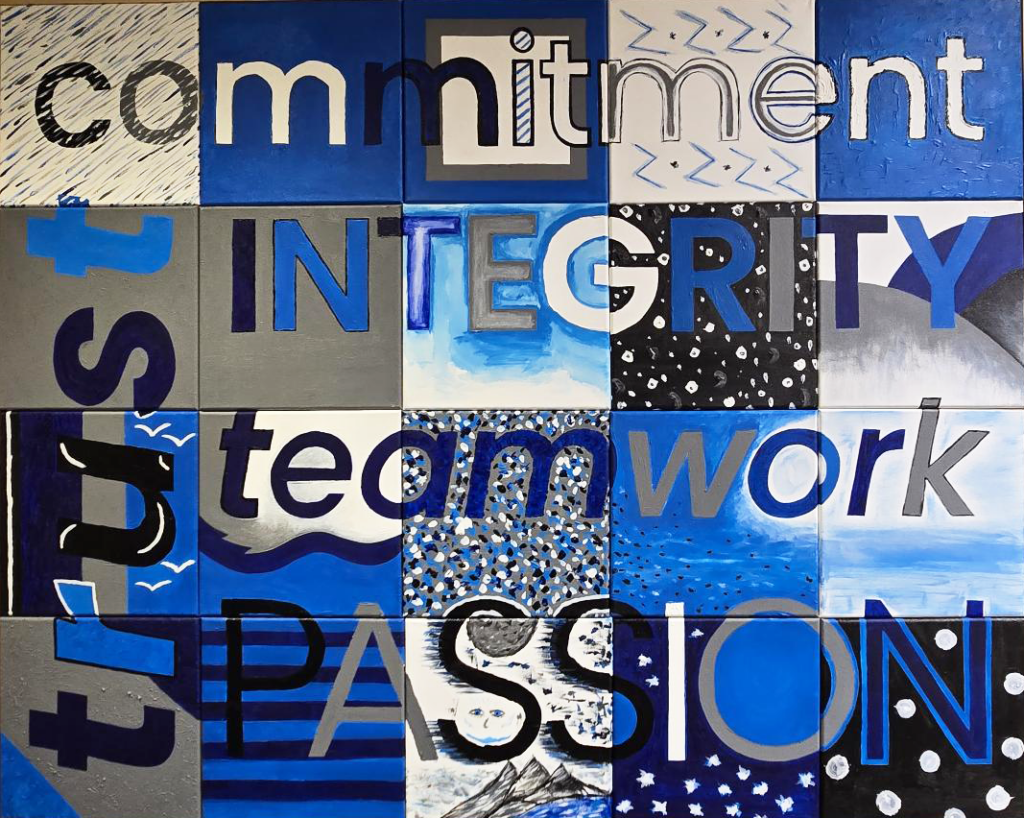 Core values artwork