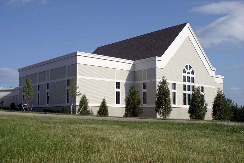 Church addition exterior