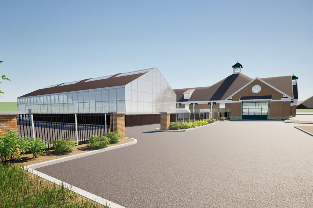 rendering of building exterior
