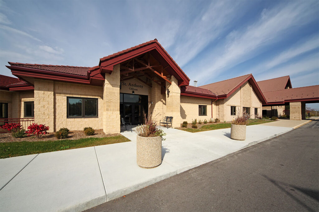 Exterior office entrance