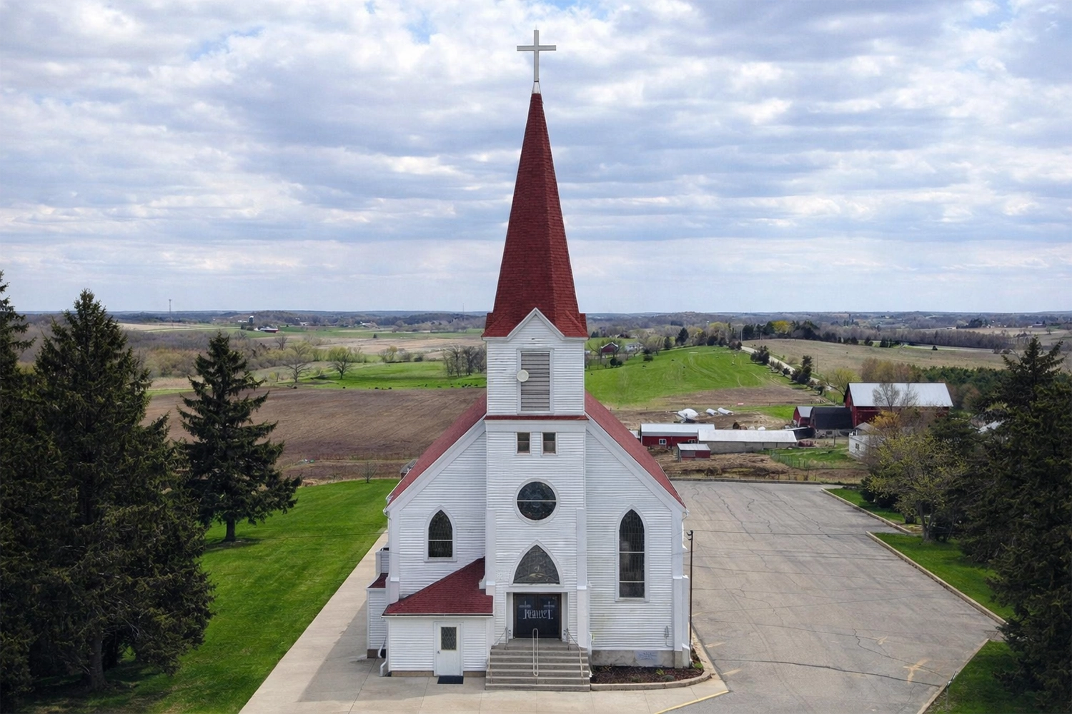 St Peters Church Exterior Front Before