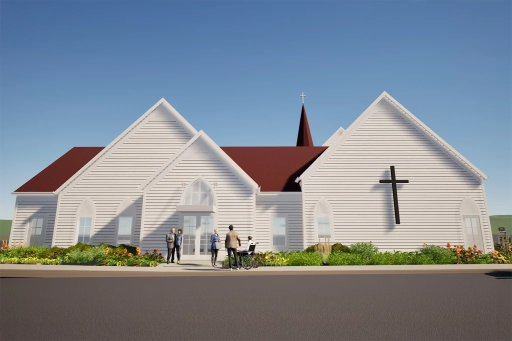 St. Peters Exterior Back Rendering