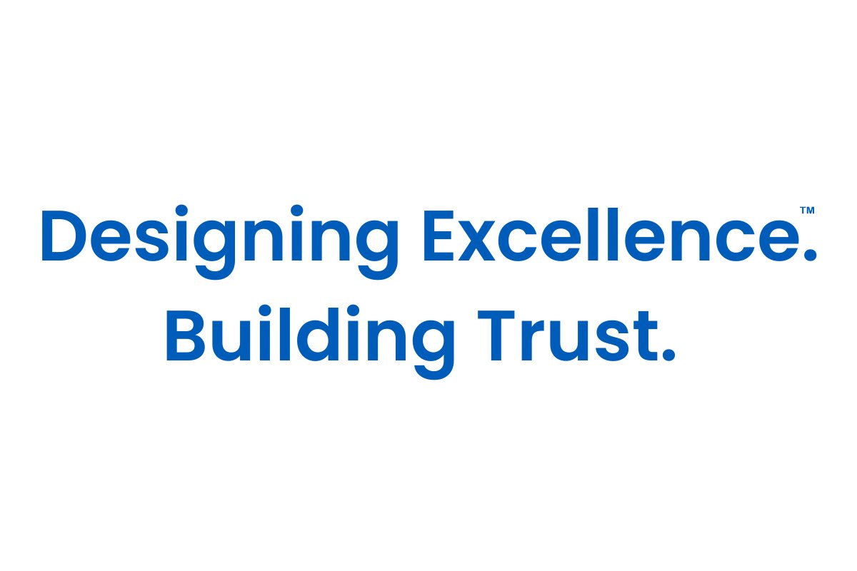 Designing Excellence. Building Trust. trademark