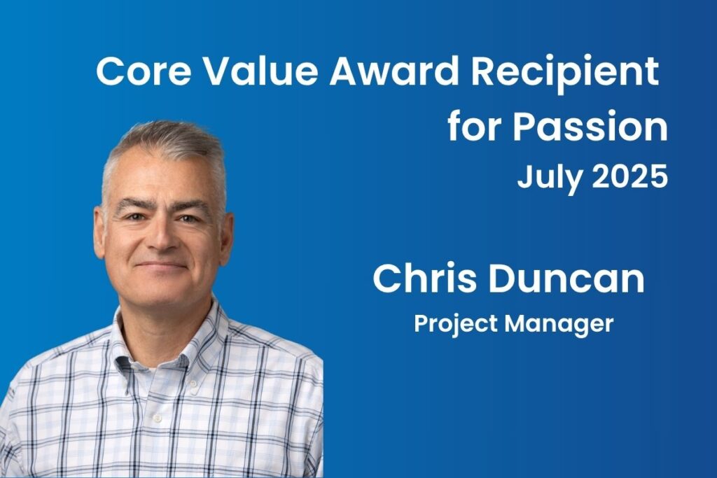 Core Value Award - Chris Duncan Passion