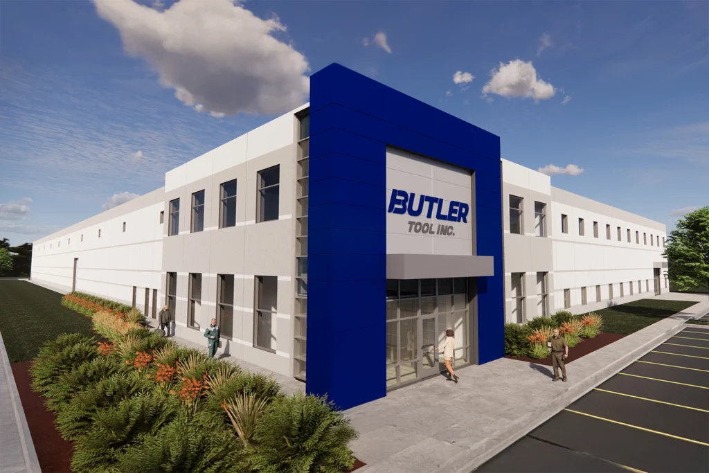 Butler Tool Exterior Building Rendering